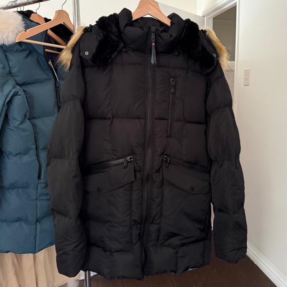 Robert Graham Other - Robert Graham Hooded Black Puffer Jacket